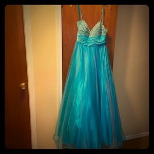 Aqua gown